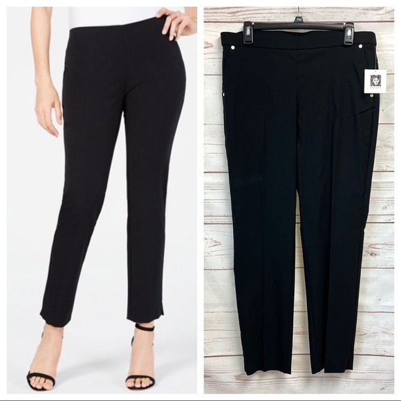 NWT Anne Klein Skinny Stretch Legging Pants - Picture 1 of 9